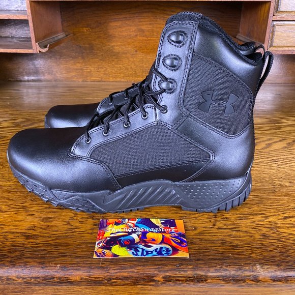 NEW ⚫ Under Armour Stellar Mens Tactical Boot Sz 9 - Picture 4 of 5